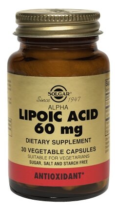 Альфа-липоевая кислота (БАД) капс. №30