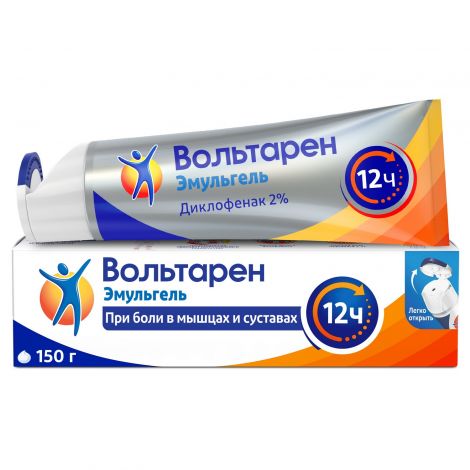Вольтарен Эмульгель туба(гель д/наружн. прим.) 2% 150г №1