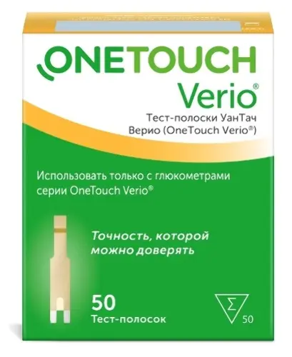 Тест-полоска ONE TOUCH Verio №50