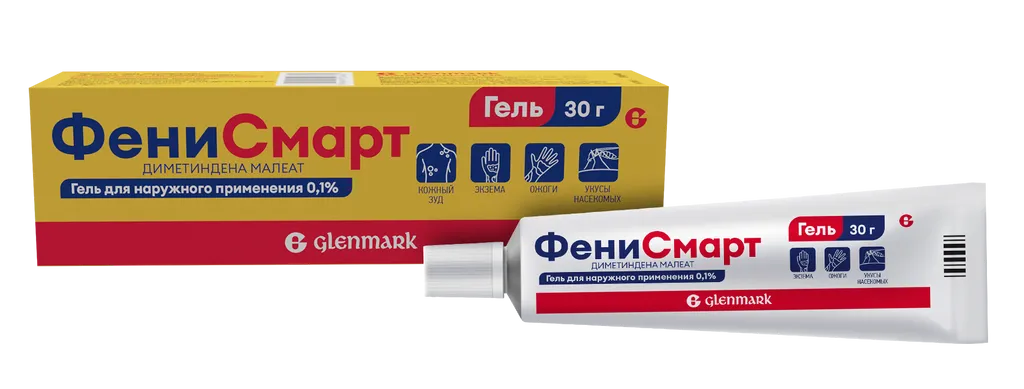 Фенисмарт туба(гель д/наружн. прим.) 0,1% 30г №1 картинка № 2