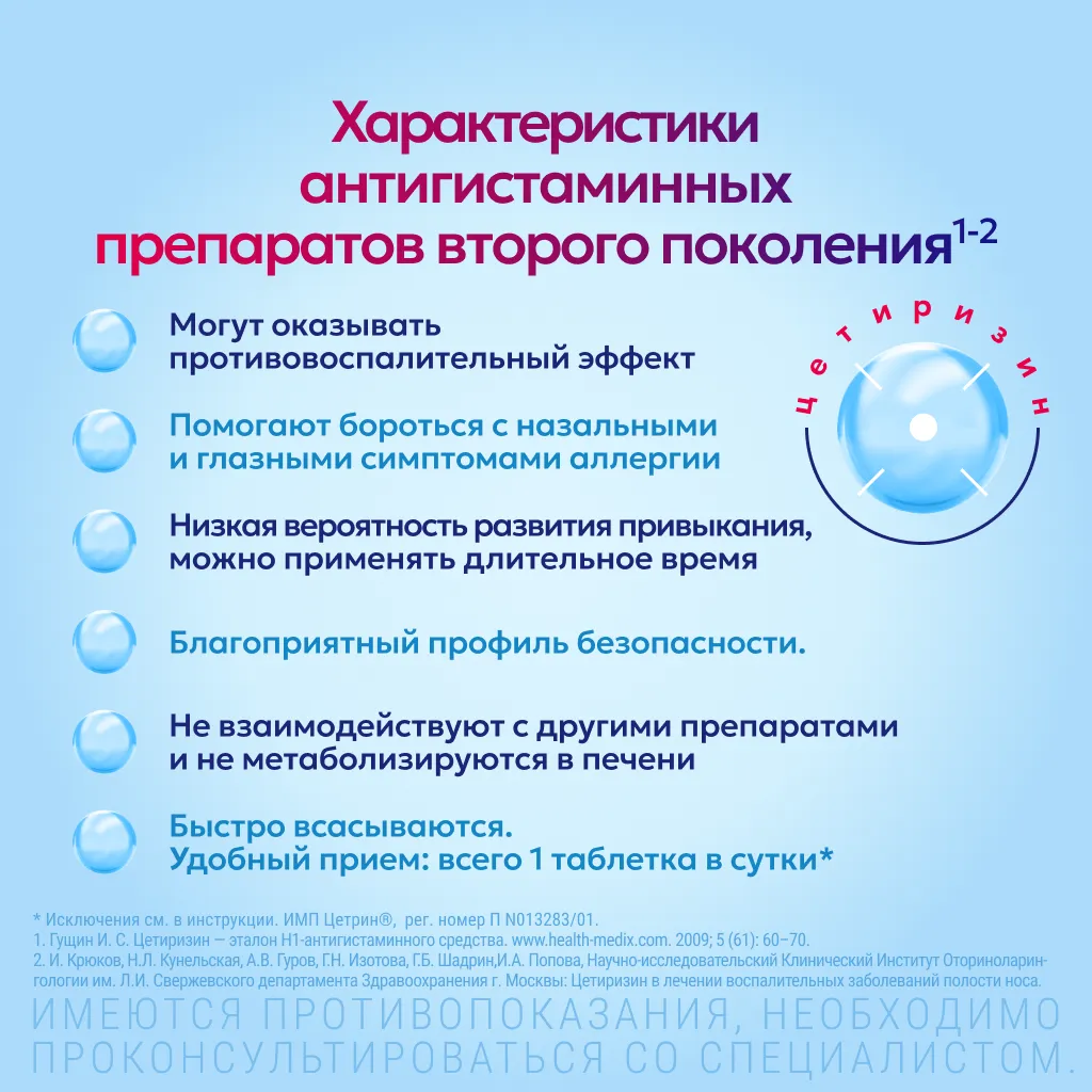 Цетрин таб. п/пл. об. 10мг №30 картинка № 11