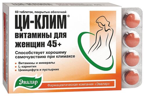 Ци-Клим Витамины д/женщин 45+ таб. №60