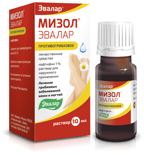 Мизол фл.-кап.(р-р д/наружн. прим.) 1% 10мл