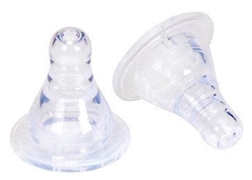 Соска КУРНОСИКИ 12133 латекс. с Х-образным отверстием д/густого питания (с 6 мес.)