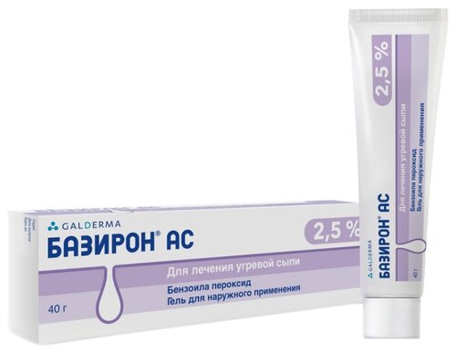 Базирон АС туб.(гель наружн.) 5% 40г