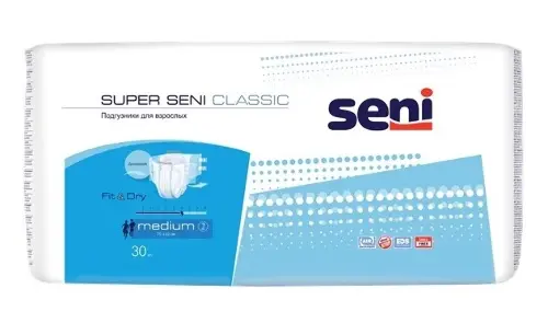 Подгузники для взрослых SUPER SENI Classic Medium №30