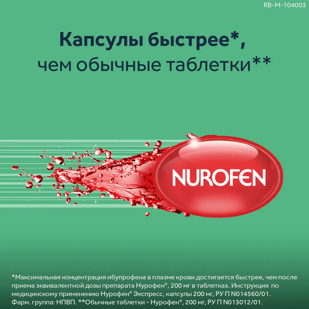 Нурофен Экспресс Форте капс. 400мг №30 картинка № 4