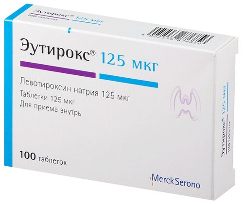 Эутирокс таб. 125мкг №100