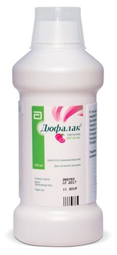 Дюфалак фл.(сироп) 667мг/мл 500мл №1 (со сливовым вкусом)