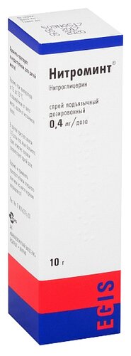 Нитроминт бал.(спрей подъязыч. доз.) 400мкг/доза 180доз 10г