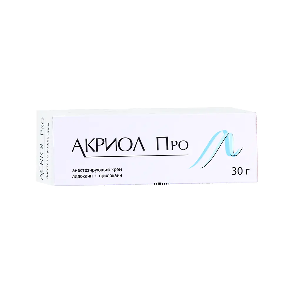 Акриол Про туба(крем д/местн. и наружн. прим.) 2,5%+2,5% 30г №1 картинка № 6
