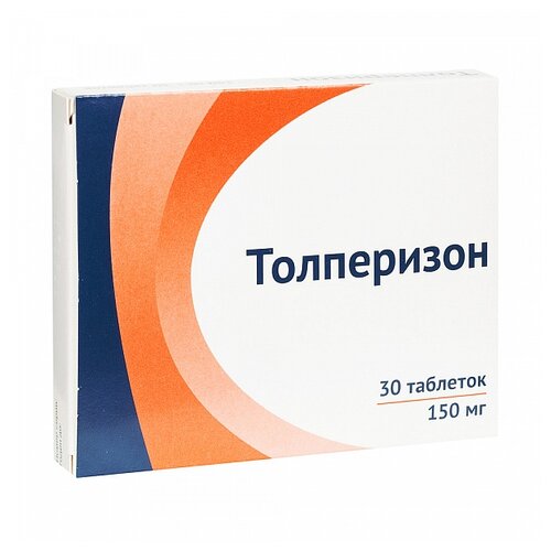 Толперизон таб. п/пл. об. 150мг №30