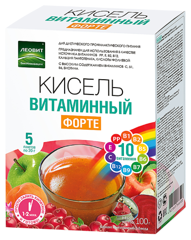 Кисель Леовит витаминный форте 20г №5