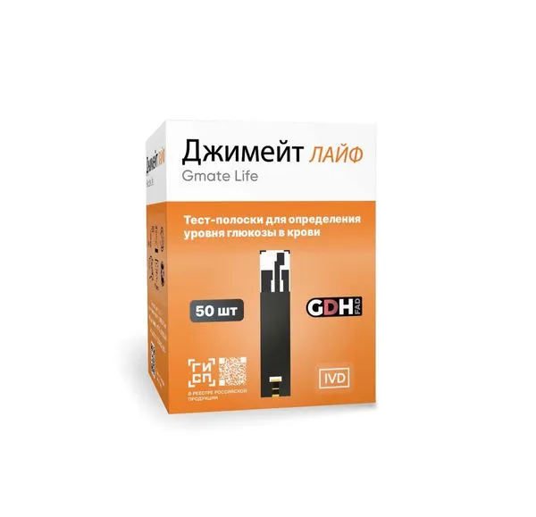 Тест-полоска Gmate Life GDH (30х5мм) №50