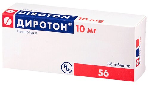 Диротон таб. 10мг №56