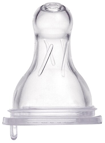 Соска КУРНОСИКИ 12056 силикон. классич. быстрый поток (с 6 мес.)