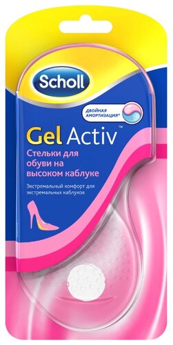 Стельки SCHOLL GELACTIV EVERYDAY д/обуви на высоком каблуке