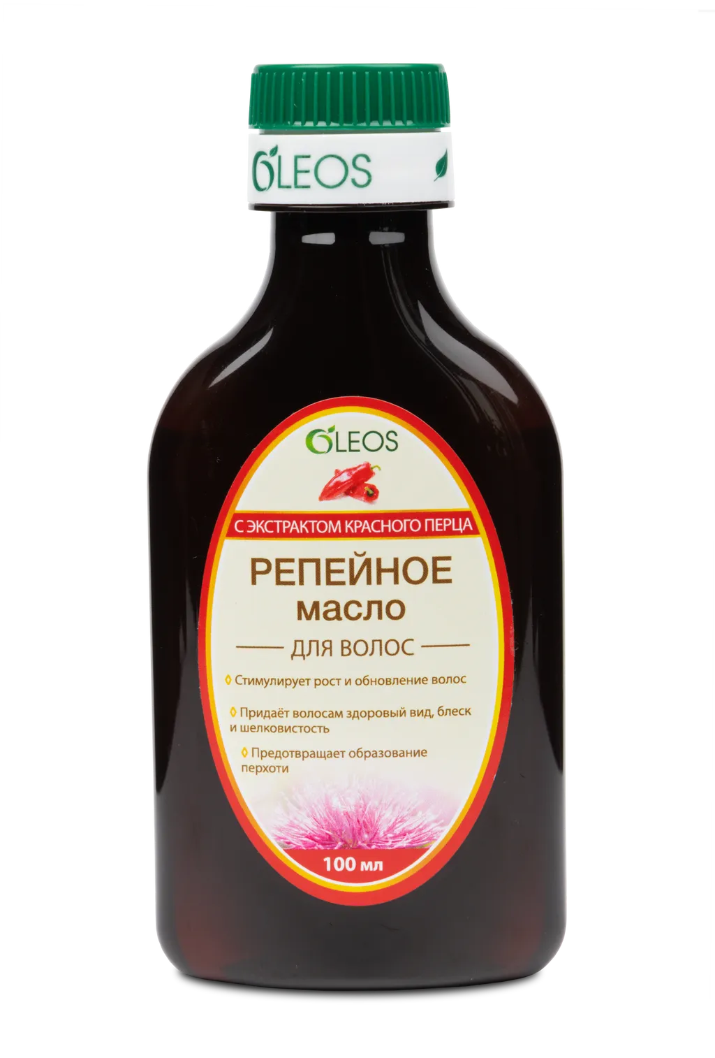 Масло косметическое OLEOS Репейное с экстрактом крапивы 100мл