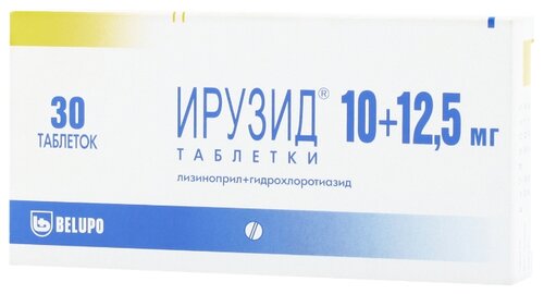 Ирузид таб. 10мг/12,5мг №30