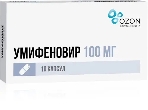 Умифеновир капс. 100мг №10