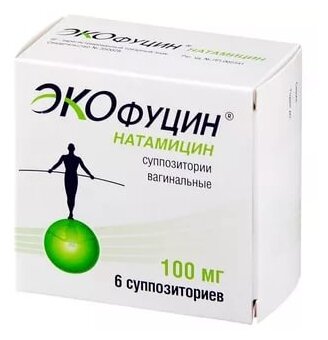 Экофуцин супп. ваг. 100мг №6 (3х2)