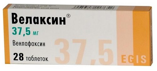 Велаксин таб. 37,5мг №28