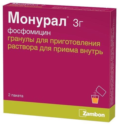 Монурал пак.(гран. д/приг. р-ра д/приема внутрь) 3г №2