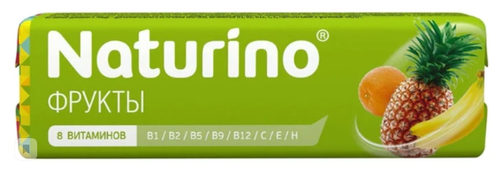 Натурино пастилки 4,2г (ролл 33,5/36,4г) (с витаминами и соком Фруктов) (пастилки 8шт.)