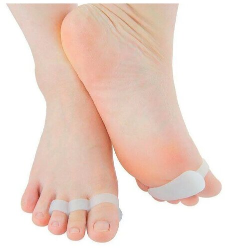 Кольцо защитное силикон. д/пальцев стопы разм. 2 (M) большой 2шт. (арт. C-301)