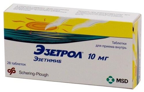 Эзетрол таб. 10мг №28