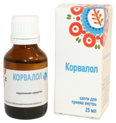 Корвалол фл.-кап.(капли д/приема внутрь) 25мл