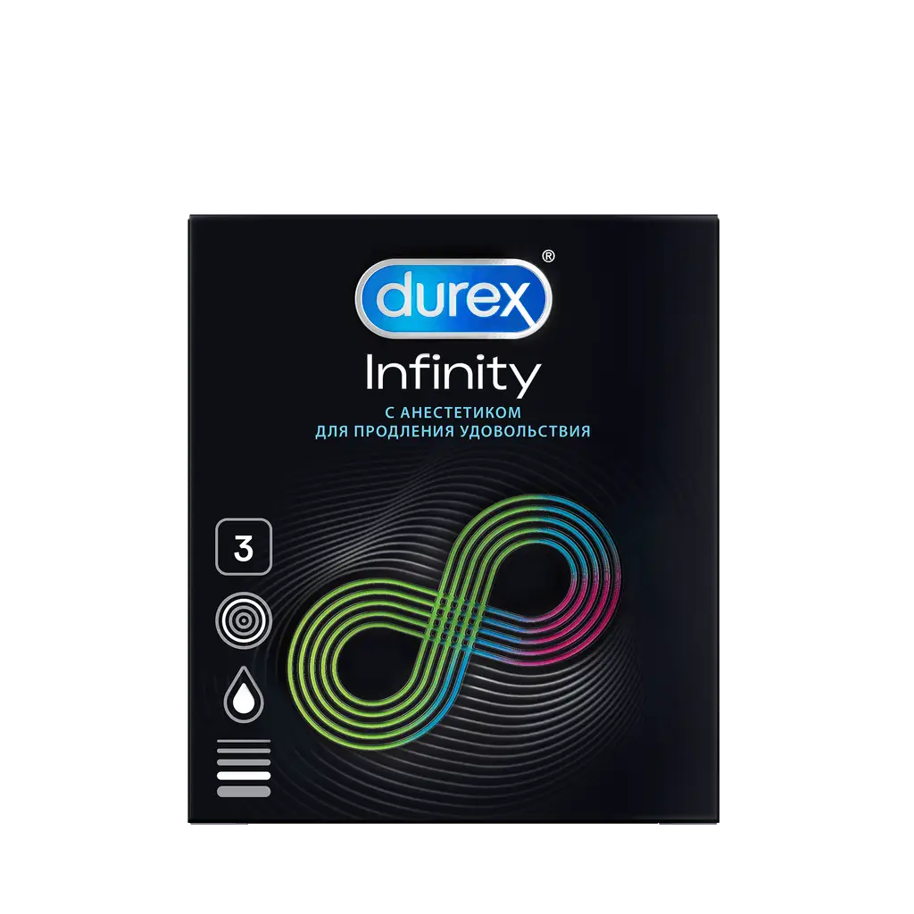 Презерватив Дюрекс (DUREX) INFINITY глад. с анестетиком №3 картинка № 6