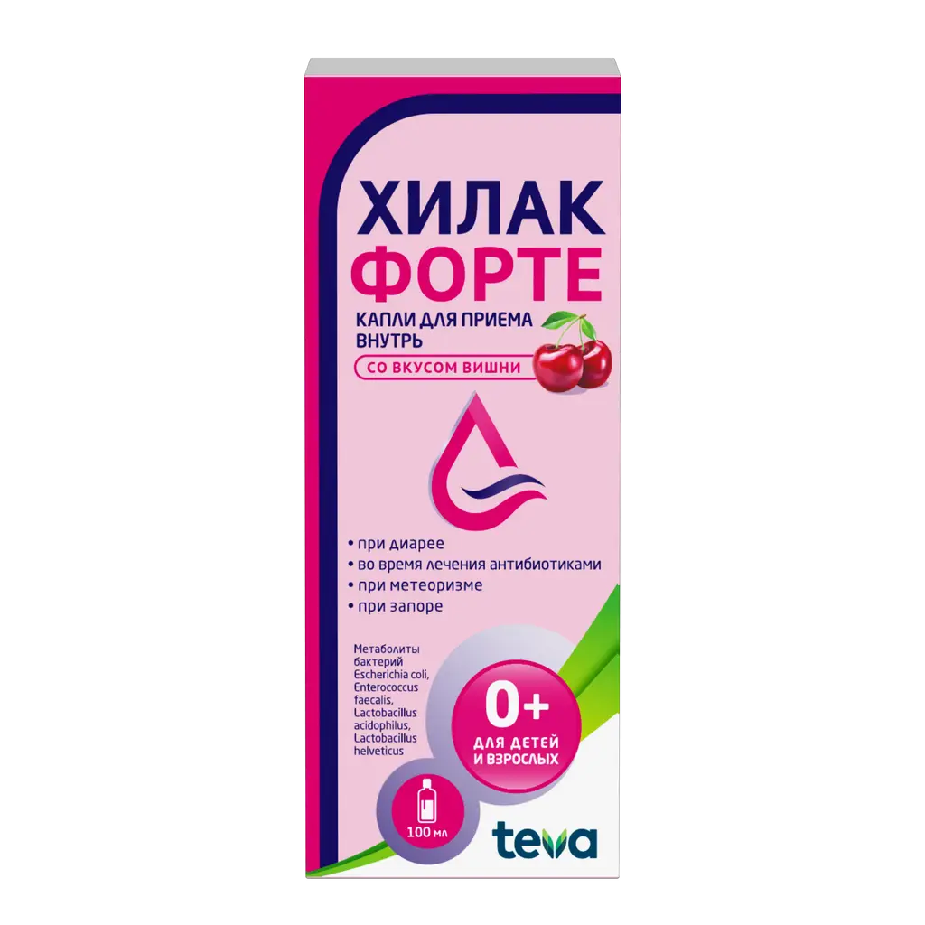 Хилак форте фл.-кап.(капли орал.) 100мл картинка № 11