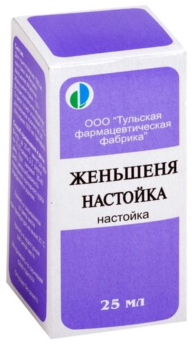 Женьшеня настойка фл. 25мл