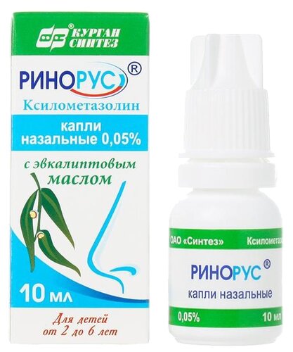 Ринорус фл.-кап.(капли наз.) 0,1% 10мл