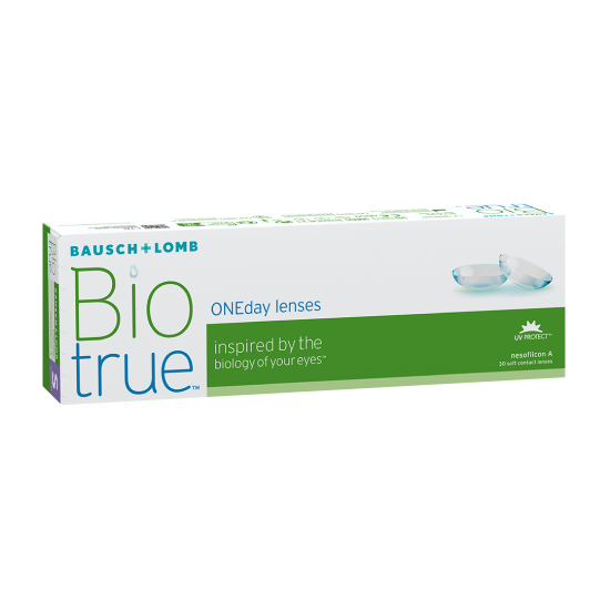 Линзы Biotrue Oneday (1 день) BC 8.6 контактные корриг. №30 (-3,25) картинка № 3