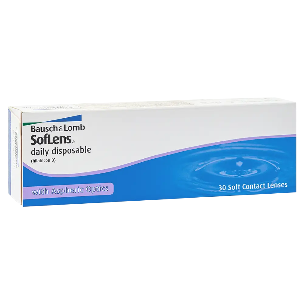 Линзы SofLens Daily Disposable (1 день) R 8.6 контактные мягкие корриг. -1,75 №30 картинка № 3