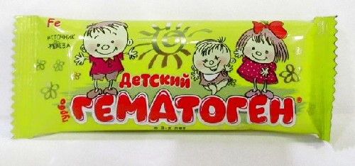 Гематоген детский Турбо плитка 30г (Школьник)