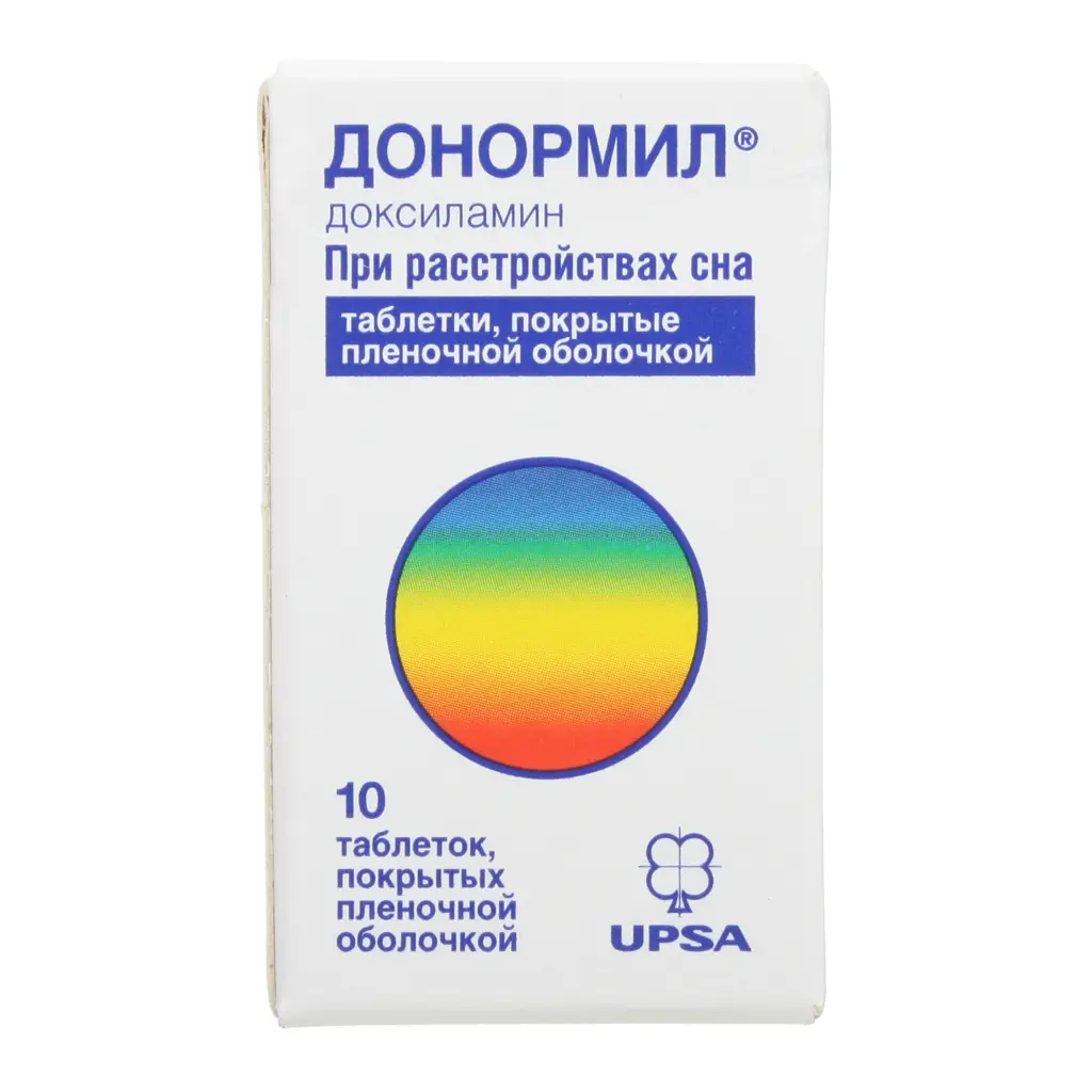 Донормил таб. п/пл. об. 15мг №10 картинка № 4