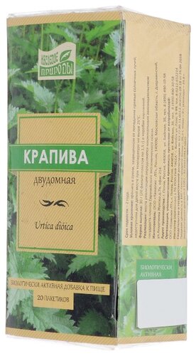 Крапива двудомная НАСЛЕДИЕ ПРИРОДЫ пак.-фильтр 1,5г №20
