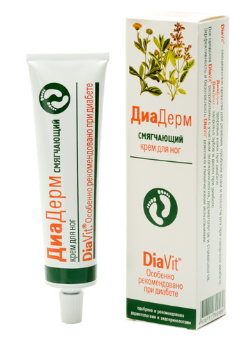 Крем ДИАДЕРМ д/ног смягчающий 75мл (туба)