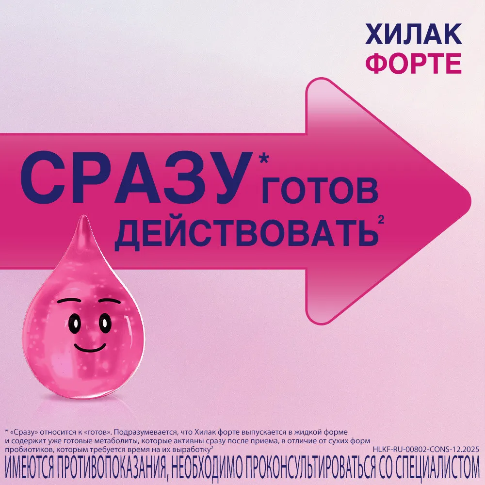 Хилак форте фл.-кап.(капли орал.) 100мл картинка № 5