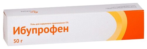Ибупрофен-Вертекс туба(гель д/наружн. прим.) 5% 50г №1