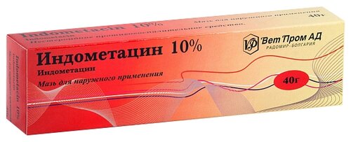 Индометацин ДС туба(мазь д/наружн. прим.) 10% 40г №1
