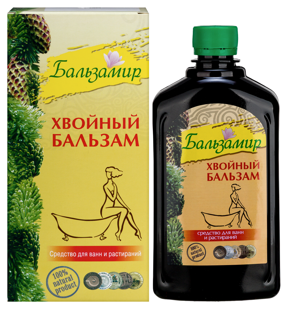Хвойный бальзам для ванн БАЛЬЗАМИР 500мл