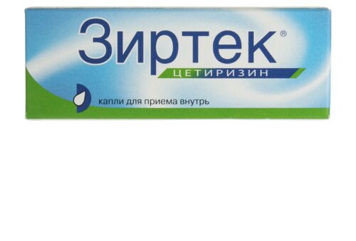 Зиртек фл.-кап.(капли д/приема внутрь) 10мг/мл 20мл