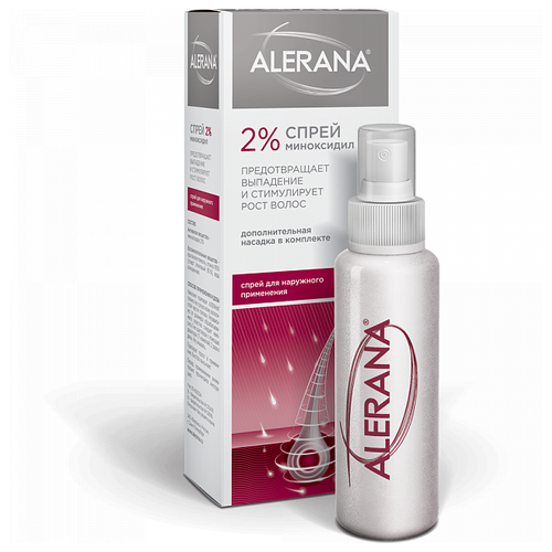Алерана фл.(спрей наружн.) 2% 60мл