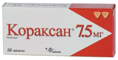 Кораксан таб. п/пл. об. 5мг №56