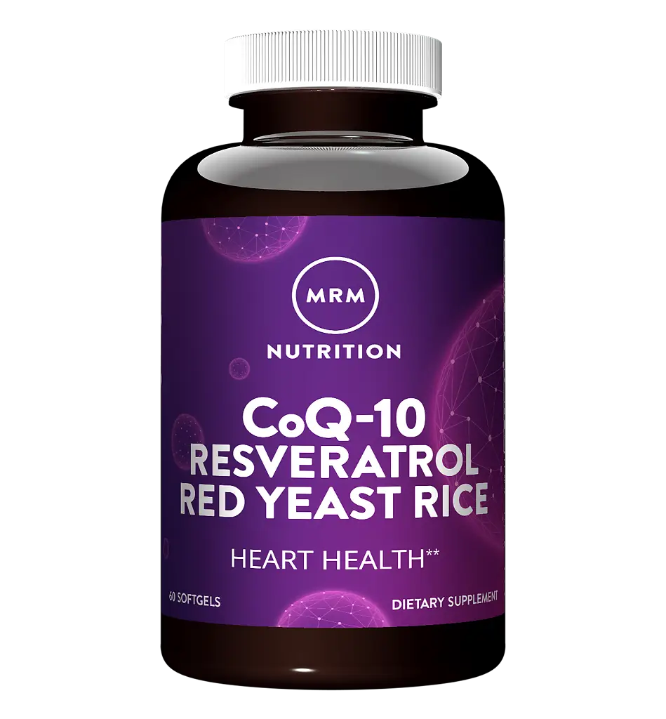 COQ-10 Ресвератрол, красный дрожжевой рис MRM Nutrition капс. №60