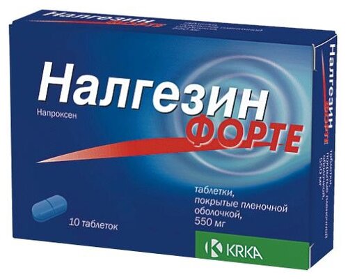 Налгезин форте табл. п/об. 550мг №10